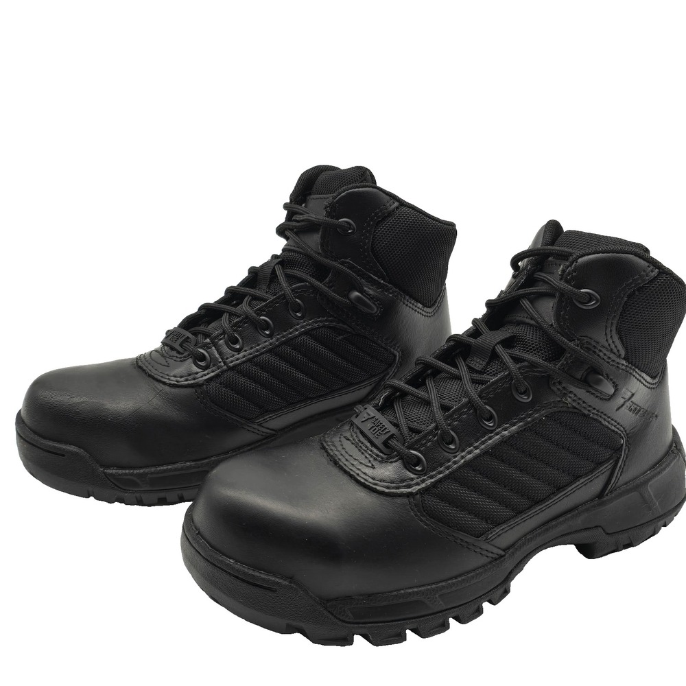 Bates Women's E03564 Tactical Sport II Boots 6.5M Black Mid Comp Toe Leather NIB